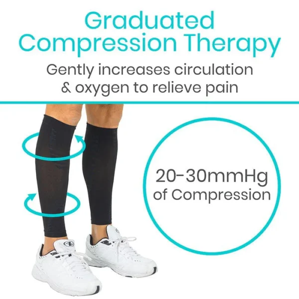 Calf Compression Sleeve - Pain & Swelling Relief - Image 2