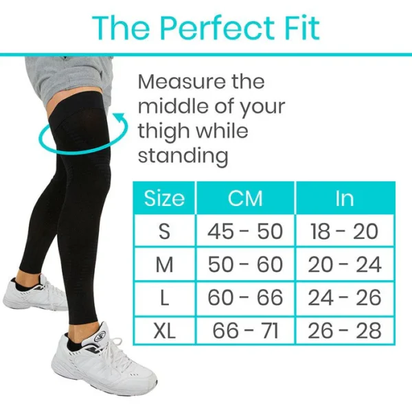 Leg Compression Sleeve Black - Image 2